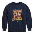 thumbnail image 1 of Chip 'N Dale Rescue Rangers - Double Trouble - Toddler And Youth Crewneck Fleece Sweatshirt, 1 of 5