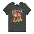 thumbnail image 1 of Chip 'N Dale Rescue Rangers - Double Trouble - Toddler And Youth Short Sleeve Graphic T-Shirt, 1 of 5