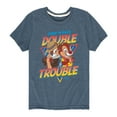 thumbnail image 1 of Chip 'N Dale Rescue Rangers - Double Trouble - Toddler And Youth Short Sleeve Graphic T-Shirt, 1 of 5
