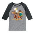 thumbnail image 1 of Chip 'N Dale Rescue Rangers - Let's Fight Some Crime - Toddler And Youth Raglan Graphic T-Shirt, 1 of 5