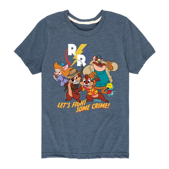 Chip 'N Dale Rescue Rangers - Let's Fight Some Crime - Toddler And Youth Short Sleeve Graphic T-Shirt