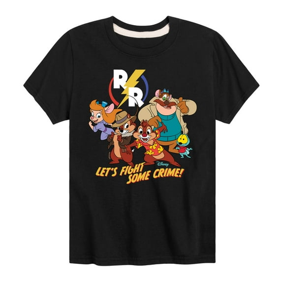 Chip 'N Dale Rescue Rangers - Let's Fight Some Crime - Toddler And Youth Short Sleeve Graphic T-Shirt