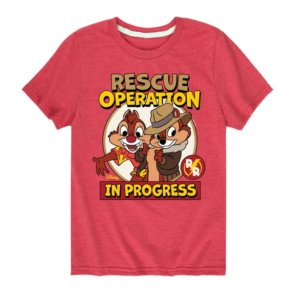 Chip 'N Dale Rescue Rangers - Rescue Operation In Progress - Toddler And Youth Short Sleeve Graphic T-Shirt