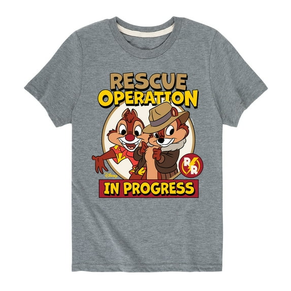 Chip 'N Dale Rescue Rangers - Rescue Operation In Progress - Toddler And Youth Short Sleeve Graphic T-Shirt