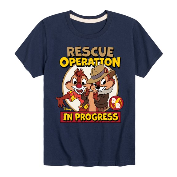 Chip 'N Dale Rescue Rangers - Rescue Operation In Progress - Toddler And Youth Short Sleeve Graphic T-Shirt