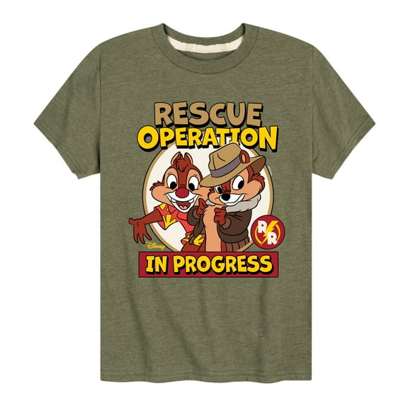 Chip 'N Dale Rescue Rangers - Rescue Operation In Progress - Toddler And Youth Short Sleeve Graphic T-Shirt
