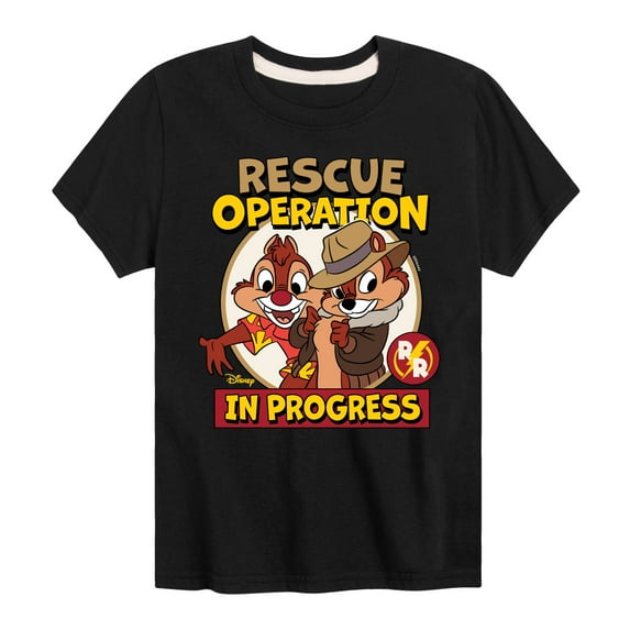 Chip 'N Dale Rescue Rangers - Rescue Operation In Progress - Toddler And Youth Short Sleeve Graphic T-Shirt