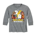thumbnail image 1 of Chip 'N Dale Rescue Rangers - Rescue Ranger Logo - Toddler And Youth Long Sleeve Graphic T-Shirt, 1 of 5