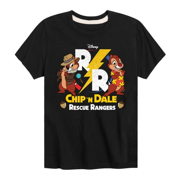 Chip 'N Dale Rescue Rangers - Rescue Ranger Logo - Toddler And Youth Short Sleeve Graphic T-Shirt