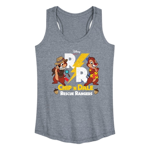 Chip 'N Dale Rescue Rangers - Rescue Rangers Design - Women's Racerback Tank Top