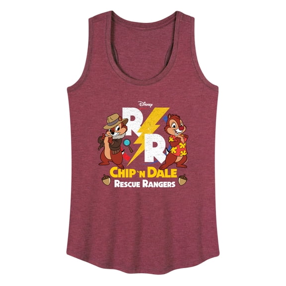 Chip 'N Dale Rescue Rangers - Rescue Rangers Design - Women's Racerback Tank Top