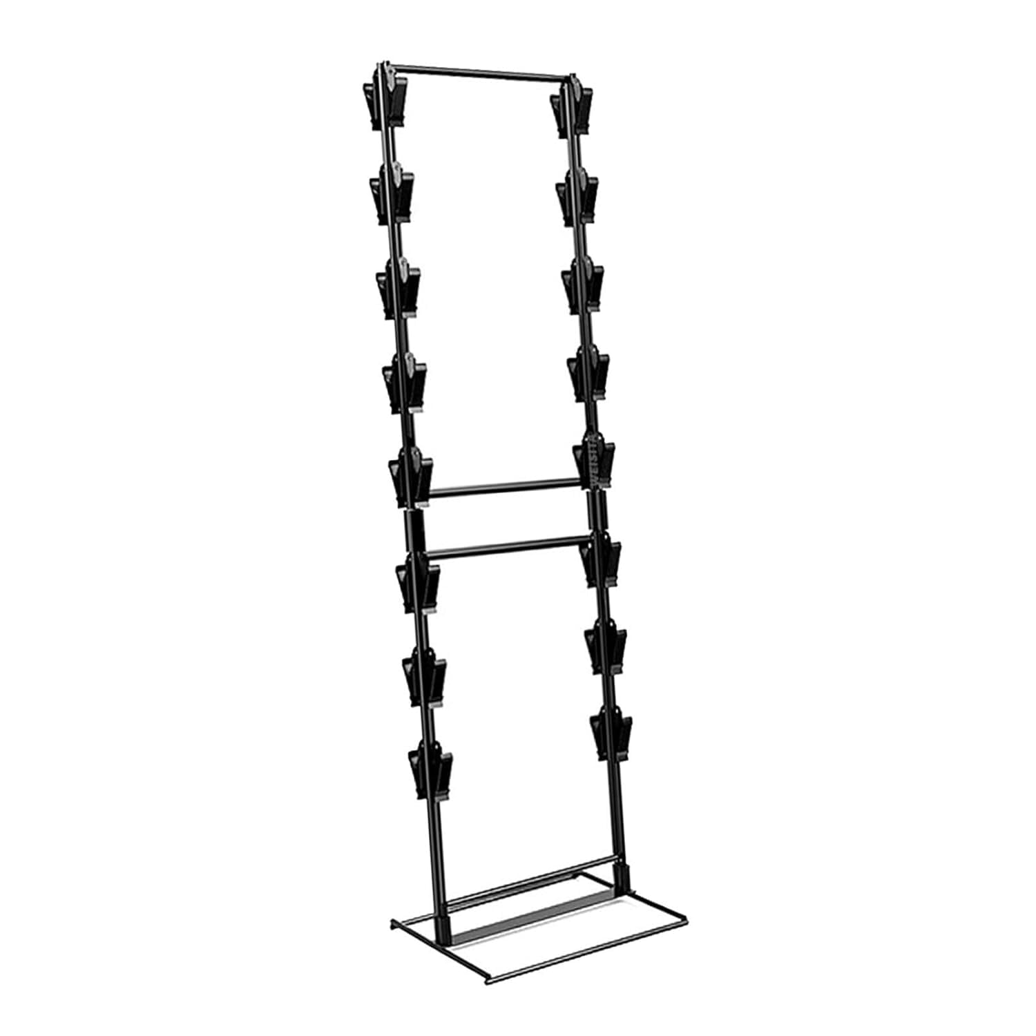 3-Row Chip Display Stand - 45 Clip Snack Rack For Parties & Retail