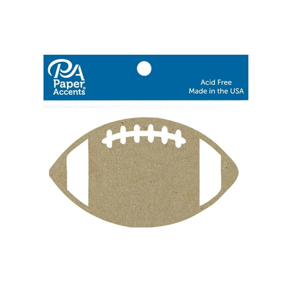 Chip Shape 6pc Football Natural