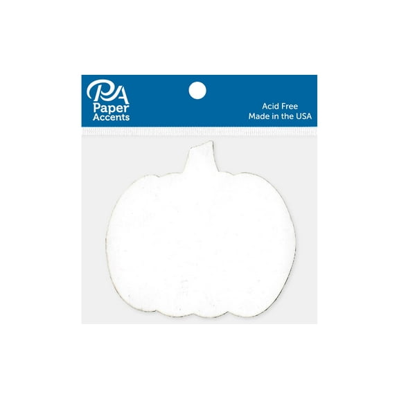 Chip Shape 6pc Large Pumpkin White