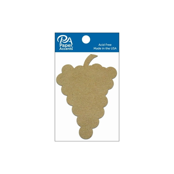 Chip Shape 8pc Grapes Natural