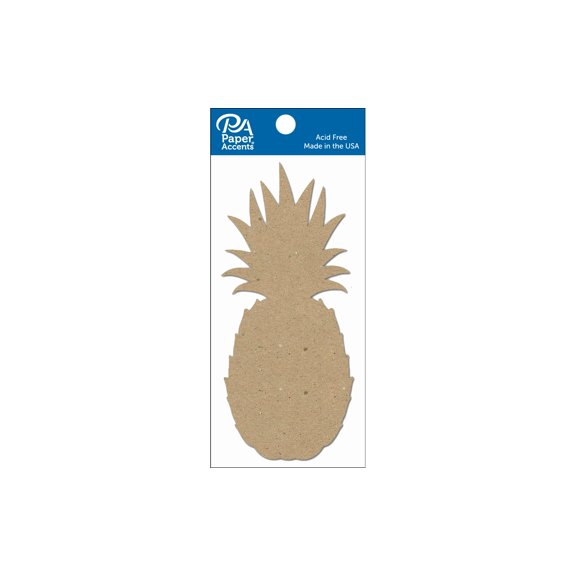 Chip Shape 8pc Pineapple Natural