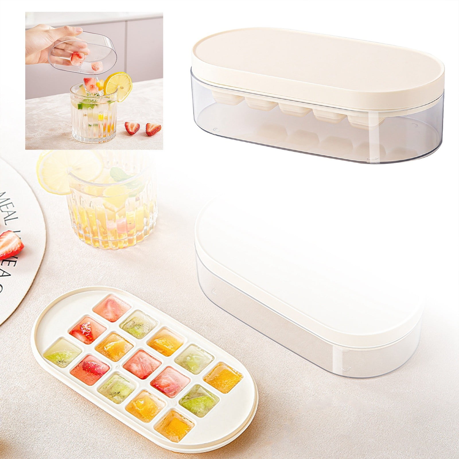 Chip Storage Containers for Pantry Push Top Storage Containers for