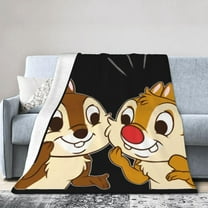 Chip and Dale-4 Bed Throw Blanket Soft Lightweight Cozy Warm Blankets for Kids Teens Men Women 60"x50"