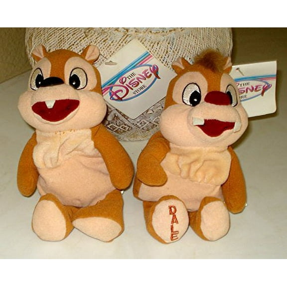 Chip and Dale Chipmunks Bean Bag Plush - 7 Inches