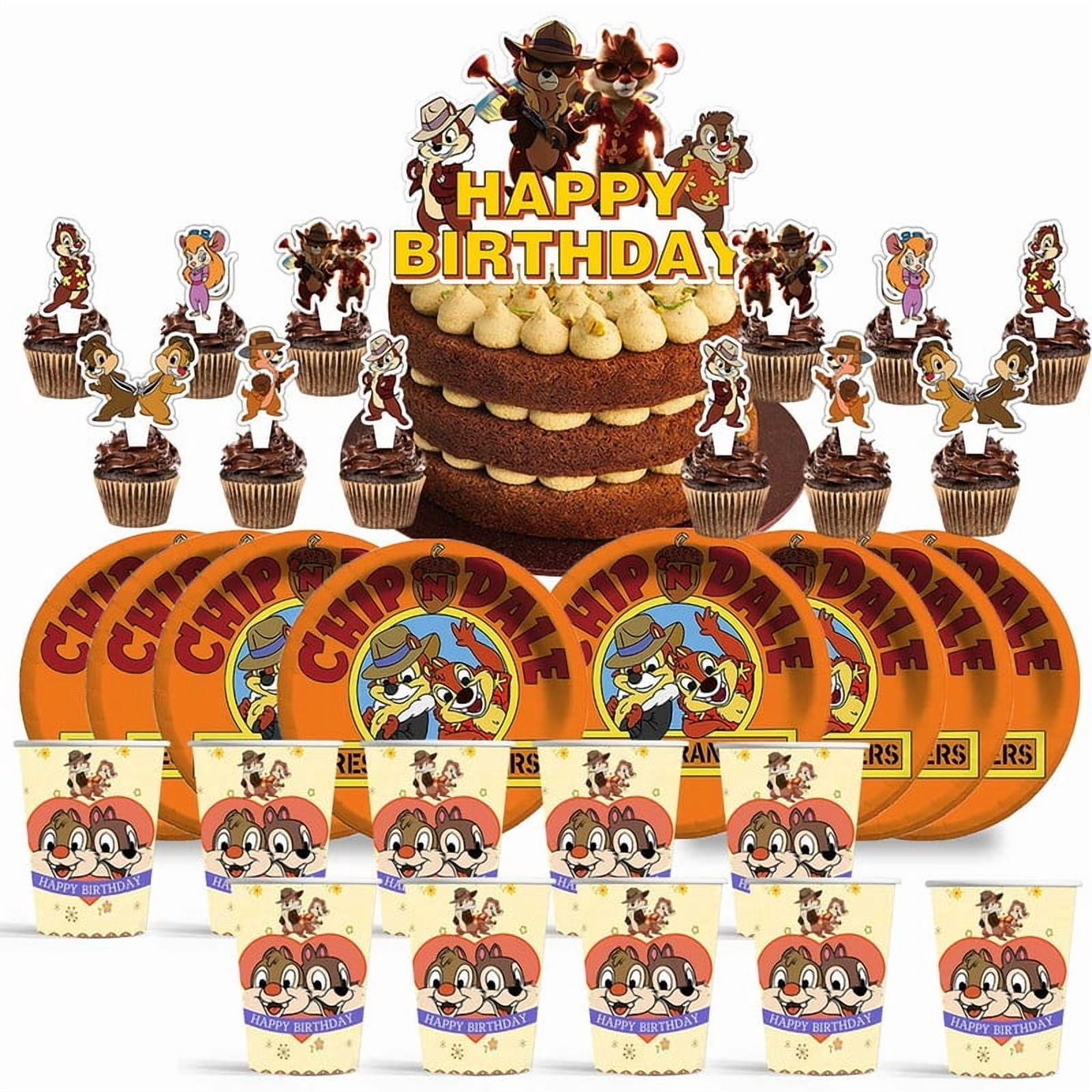 Code Rangers Cups Chip and Dale Rescue Rangers Birthday Cups Party Supplies Plates ...