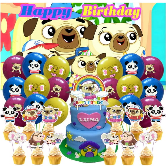 Chip and Potato Party Supplies Latex Balloons Decor Banner Backdrop Kit Birthday Decorations