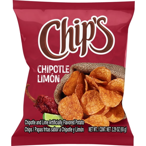 Chip's 2.29 oz Snack Size Bag, Chipotle Limon Potato Chips