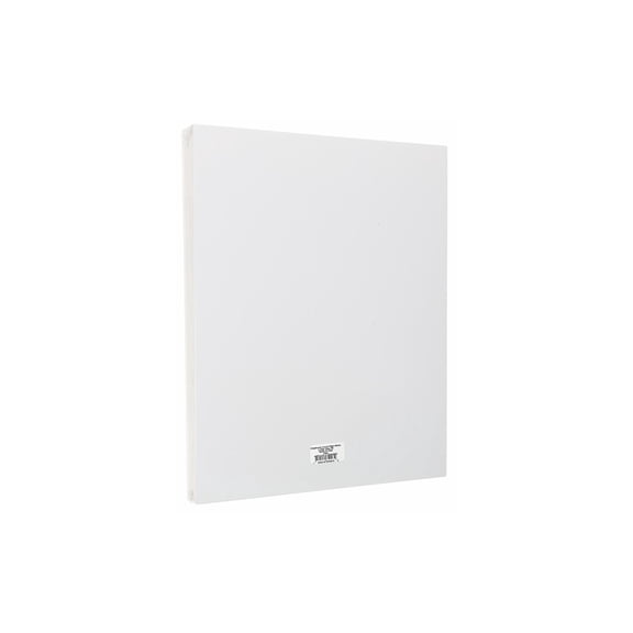 Chipboard 11x14 50pt White 1 Side 25pc Pk