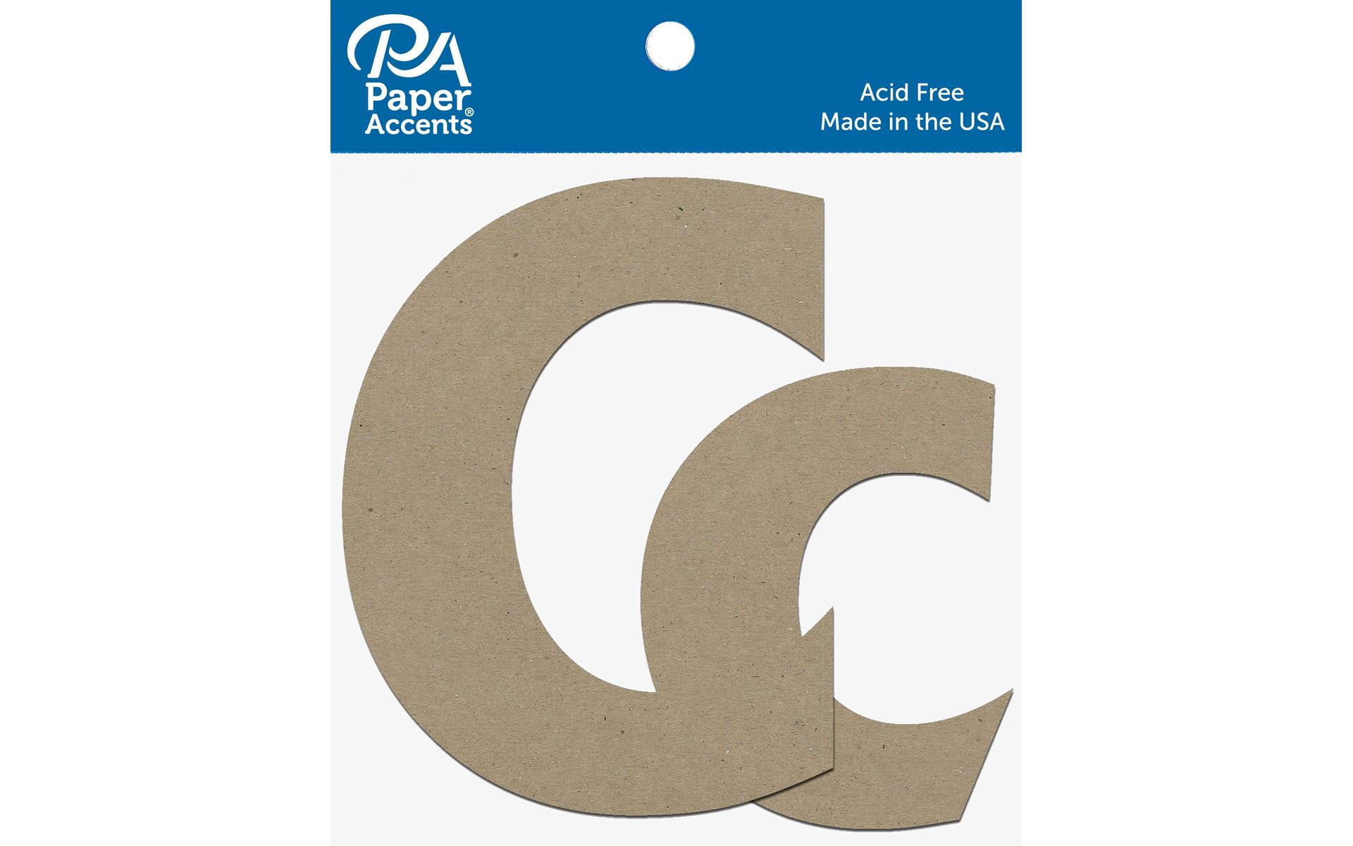 Chipboard Letter 4
