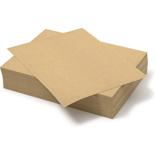 Chipboard Sheets 8.5" x 11" 100 Sheets of 22 Point Chip Board for