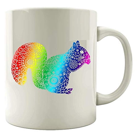 Chipmunk 11 oz Coffee Mug - Colorful Mammal Animal Wildlife White Ceramic Gift