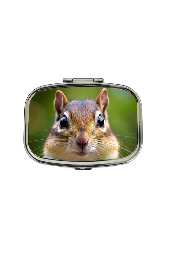 Chipmunk Face Small Travel Handbag Pill Box Case