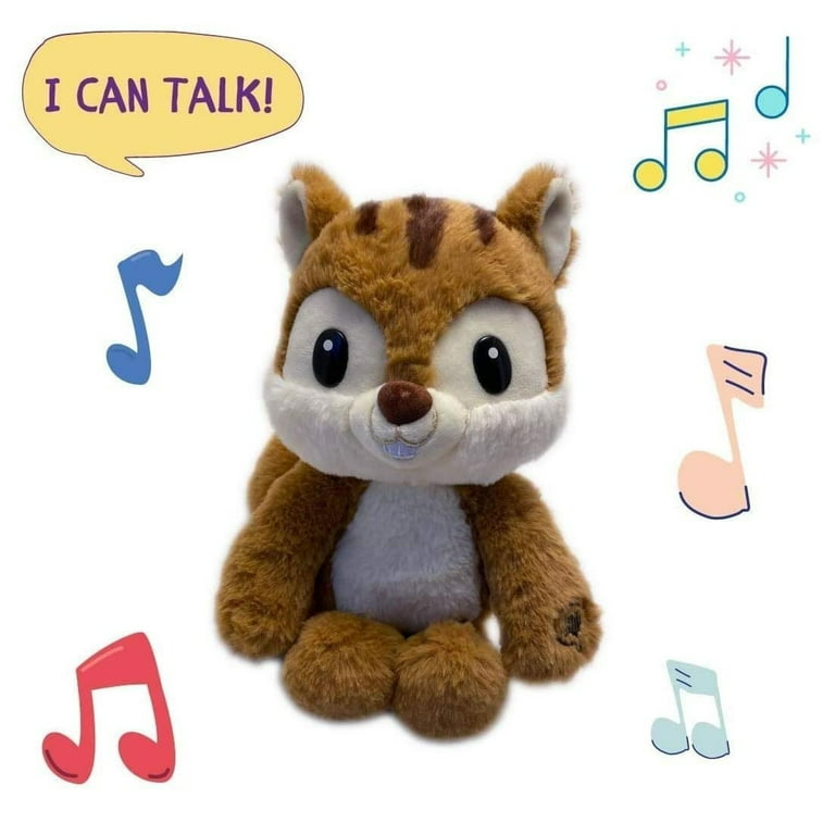 Chipmunk Mimic Talks Back Plush Early Learning Kids Toy Animal Mighty Mojo