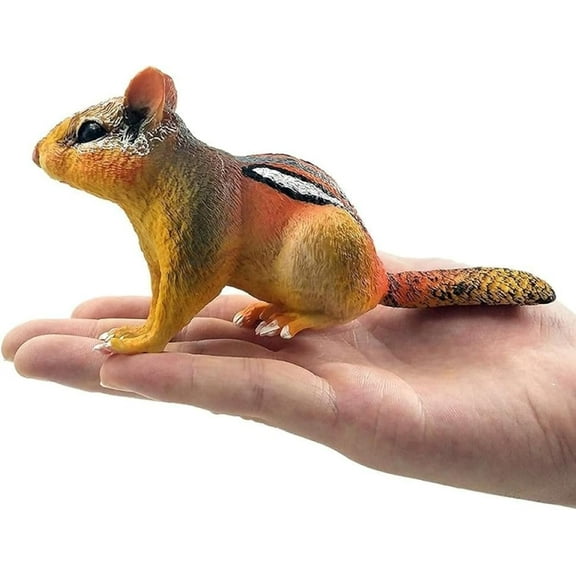 Chipmunk Sculpture Statue Animal Model Home Decor Miniature Garden Decoration Resin Figurine for Lawn Yard Patio Porch