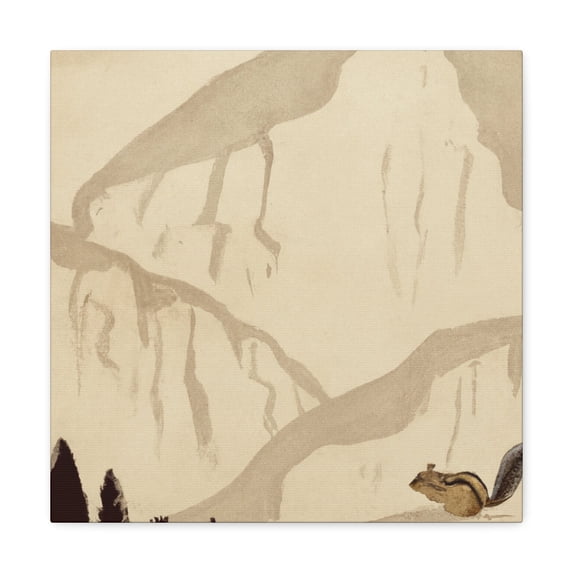 Chipmunk in Reverie - Canvas