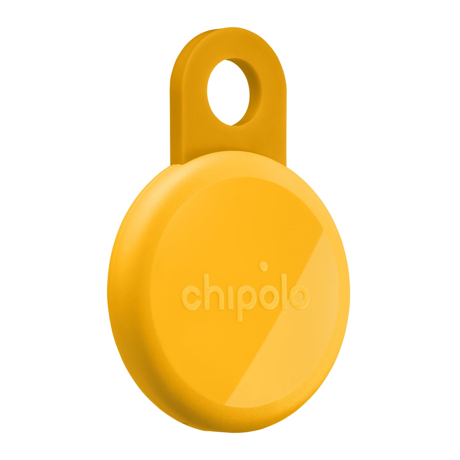 Chipolo LOOP - Rechargeable Bluetooth Tracking tag, Item Locator for Keys & Bags, Compatible with Apple Find My or Find Hub on Android, Out of Range Alerts for Android & Call Your Phone (Honey)