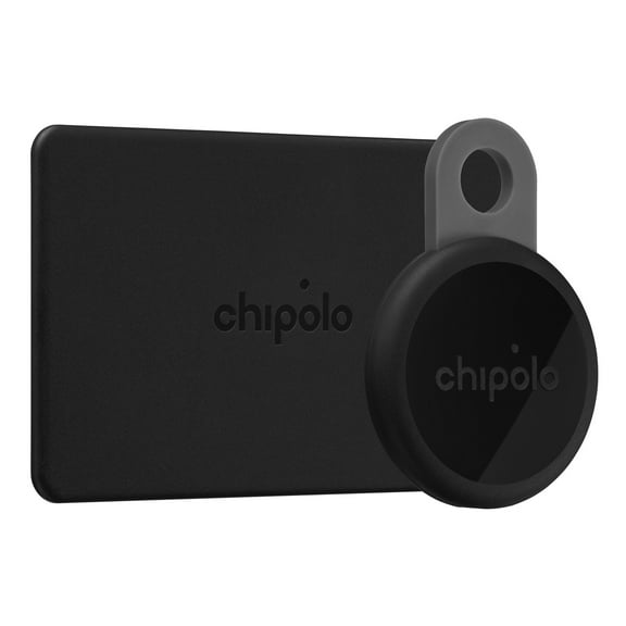 Chipolo LOOP & CARD Bundle - Rechargeable Bluetooth Tacker Item Locator for Keys, Bags & Wallets, Compatible with Apple Find My or Android Find Hub, Out of Range Alerts for Android & Call Your Phone