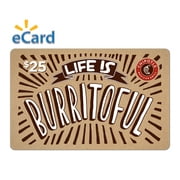Chipotle $25 eGift Card