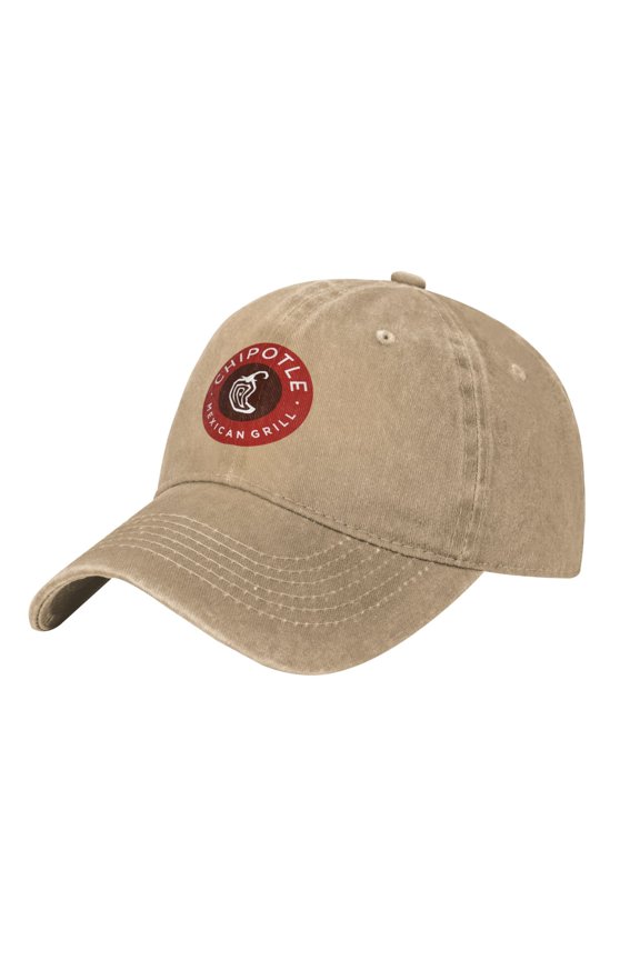 Chipotle Mexican Grill Adult Adjustable Classic Washed Casquette Cap Hat Baseball Cap For Man For Woman