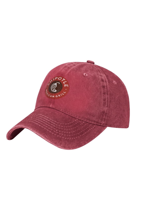 Chipotle Mexican Grill Adult Adjustable Classic Washed Casquette Cap Hat Baseball Cap For Man For Woman