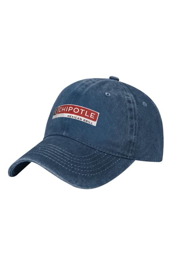 Chipotle Mexican Grill Logo Adult Adjustable Classic Washed Casquette Cap Hat Baseball Cap For Man For Woman