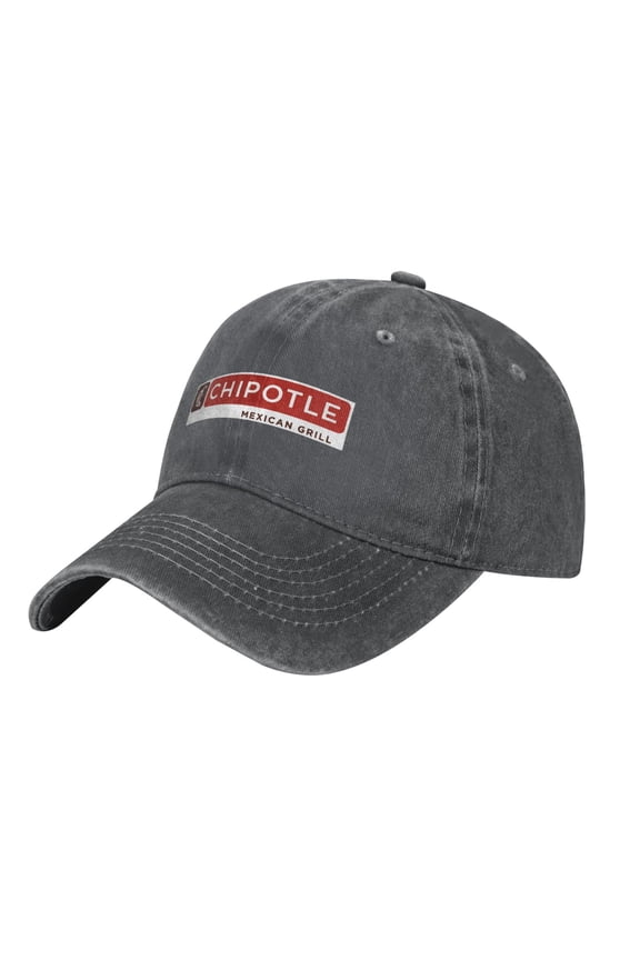 Chipotle Mexican Grill Logo Adult Adjustable Classic Washed Casquette Cap Hat Baseball Cap For Man For Woman