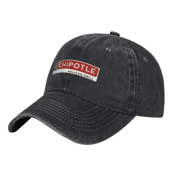 Chipotle Mexican Grill Logo Adult Adjustable Classic Washed Casquette Cap Hat Baseball Cap For Man For Woman