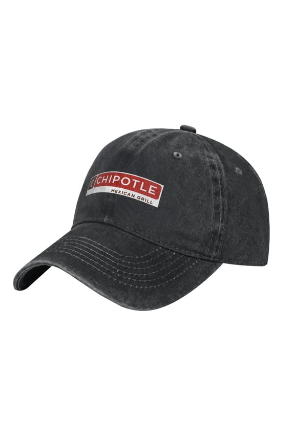Chipotle Mexican Grill Logo Adult Adjustable Classic Washed Casquette Cap Hat Baseball Cap For Man For Woman