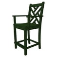 thumbnail image 1 of Chippendale 24" Bar Stool, Green, 1 of 2