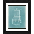thumbnail image 1 of Chippendale, Thomas 19x24 Black Ornate Wood Framed with Double Matting Museum Art Print Titled - Chippendale Desk and Bookcase II, 1 of 4