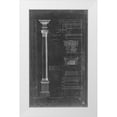thumbnail image 1 of Chippendale, Thomas 21x32 White Modern Wood Framed Museum Art Print Titled - Composite Order Blueprint, 1 of 4