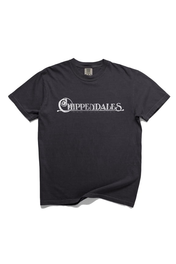 Chippendales New York Faded Tee in Graphite