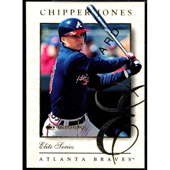 Chipper Jones Card 1997 Donruss Elite Insert Promos #5