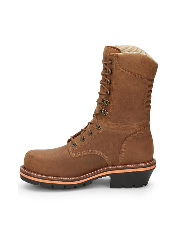 10" Thunderstruck Nano Composite Toe Waterproof Work Boots Tan TH1030
