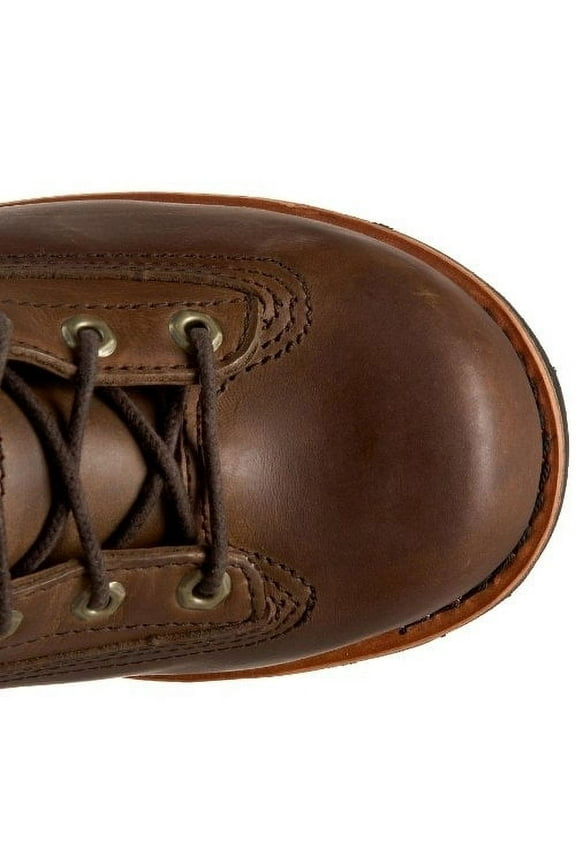 Men's  8" Paladin Logger Lace-To-Toe Waterproof Steel Toe Boot Brown - 73101  BROWN